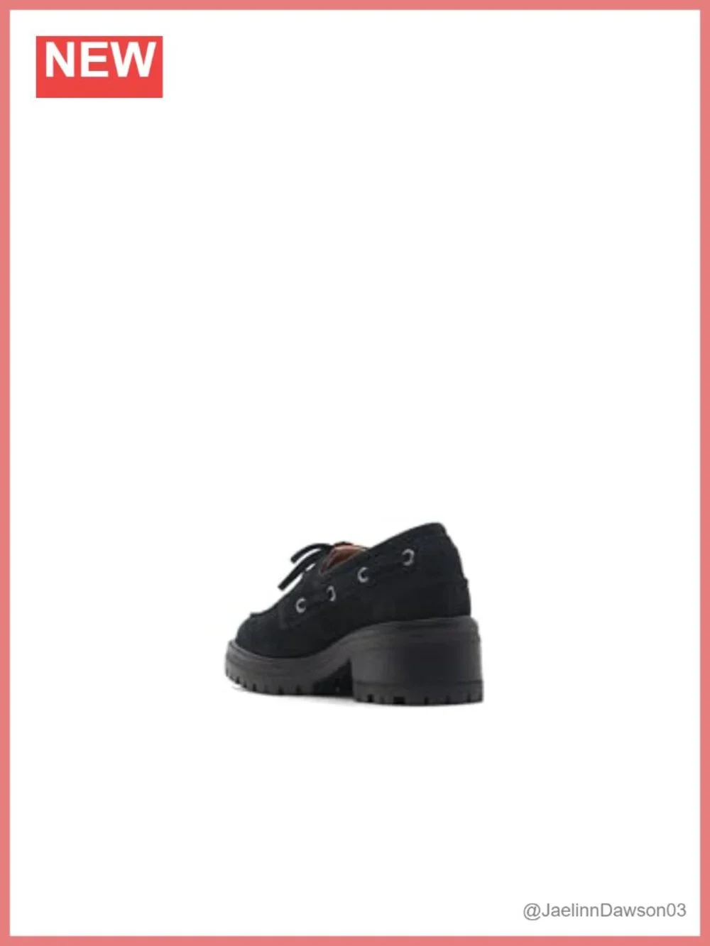 Leather Loafer with Chunky Lug Sole Pull-On Comfort